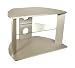 Strand Harter Universal TV Stand - for up to 32" TV - Silver, Glass Shelf