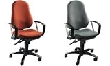 TOPSTAR – Fauteuil de bureau “Trend SY 10″, noir, incl. accoudoirs fixes, dimensions: (L)460 x (P)460 x (H)420 – 550 mm, hauteur accotoirs: 520 mm, dossier à cont