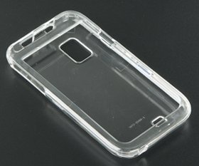 Samsung Fascinate Galaxy S i500 (Verizon) Clear Plastic Hard Case Cover
