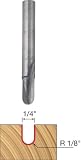 Freud 18-104 1/4-Inch Diameter Round Nose Router Bit with 1/4-Inch Shank