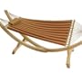 Small Hammock and Stand (10 ft 4 in) Mahogany Stripe and Cypress Stand by Hatteras Hammocks