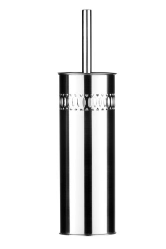 Premier Housewares Toilettenb&uuml;rste mit Halter, polierter Edelstahl