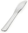 Disposable Silver Knives - 24 Count Silver Plastic Knives