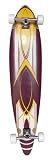 46 complete 8 ply maple longboard skateboard NEW Brown/Gold