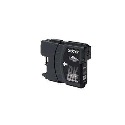 Brother LC65HYBK (LC65BK, LC-65-HYBK) Black High Yield OEM Genuine Inkjet/Ink Cartridge (900 Yield) - Retail