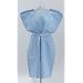 Medline Disposable Patient Gowns and Capes - Gown, Blue, X-Ray, 30" x 42" - Qty of 50