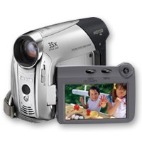 Canon MD150 - Camcorder - widescreen - 1.07 Mpix - optical zoom: 35 x - supported memory: MMC, SD, SDHC - Mini DV
