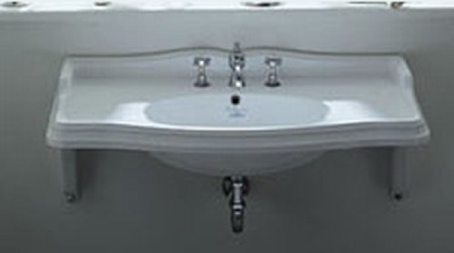 Whitehaus Rectangular Wall Mount AR864-MNSLEN White