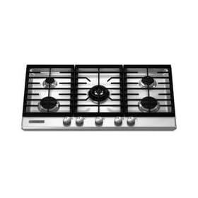 KitchenAid Architect Series II : KFGS366VSS 36in Gas Cooktop with 5 Sealed Burners