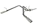 MBRP S5144409 T409-Stainless Steel Dual Split Side Cat Back Exhaust System