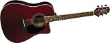 Jasmine By Takamine Es35c Dreadnought Acoustic Guitar Wine Red