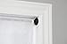 Umbra 244773-038-REM , Black Coretto 1/2-Inch Tension Drapery Rod for Window, 36 to 54-Inch