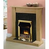 Adam Small Houston Electric Fireplace with Arno Fire