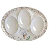 Pfaltzgraff Flower Garden Spoon Rest with 3 Holders