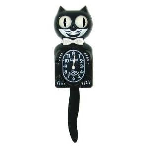 Kit Cat Clock - Black 75th Anniversary w Batteries