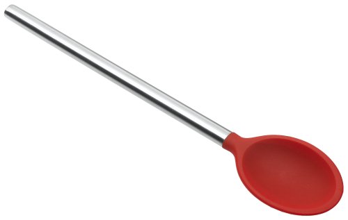 Childrens Toyshop  Kitchen & Housewares : Tovolo Red Silicone Solid Spoon, 14-Inch