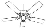 Emerson 42 inch Northwind CF704WW in Appliance White