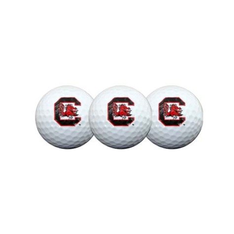 South Carolina Gamecocks Ncaa Golf Ball 3-pack