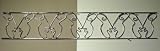 Trellis Frieze Elements-Faces (TFE 2g-Fe) -Handmade Aluminum Trellis-Frieze Panels from Brooks Design