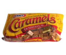 Kraft Traditional Caramels w sticks 12 count by Kraft