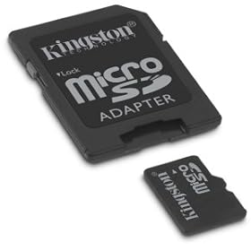 This Kingston MicroSD card is specifically designed for the Blackberry 8100 Series 8120 (Pearl) Professional Kingston MicroSD 2GB (2 Gigabyte) Card for