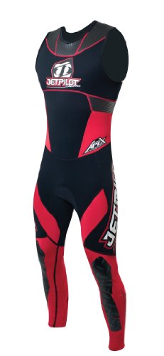 JetPilot Apex Race John Bodysuit (Red, Large)