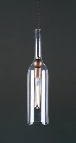 NAPA Reclaimed Inspired, Pendant Light (Aged Brass and Clear Glass) - CLEARANCE PRICE