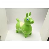 IMAGE OF Inflatable 'Rody Horse' Children's Ride-On Rocking Horse: Color is Lime Green