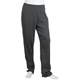 Soffe Men's Classic Sweatpants with Pockets, Charcoal Heather, Small