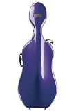 Bam France New Tech 1002NW Blue/Black 4/4 Cello Case with Wheels