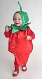 Mullin Square Kids - Infant Boy And Infant Girl Hot Pepper Costume, Red, Green