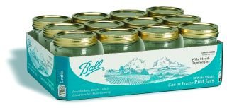 Jarden Home Brands #66000 Ball 12PKW M PT Mason Jar