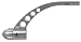 Sporting Goods : Dead On Pro Blade with On / Off Drop Forward - Silver