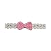 Crocheted Bowtie on Dainty Lace Headband