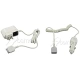 2 Piece Creative Zen Vision:M Combo Set Bundle - Auto Car Charger + Home/Travel/Wall AC Charger (Adapter/Adaptor) by Fosmon