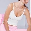8320 8320 American Apparel Stretch Cotton Bra-Camisole Tank Top