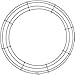 Panacea Wire Wreath Frame 16 inch Green 36005 (10-Pack)