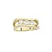 3 Diamond Wave Ring 3/4 ct. in 14K Yellow Gold