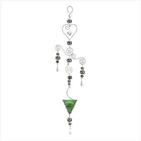 Green Hanging Candelholder