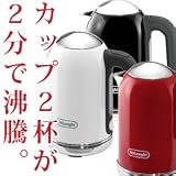 電気ポット ホワイト 【デロンギ 電気式コードレスケトル SJM020J-WH】