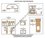 Lexus LS400 Vinyl Dash Trim Kit 90-94 - 29 pieces - Simulated Carbon Fiber