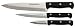 J.A. Henckels International Eversharp Pro 3-Piece Stainless Steel Knife Set