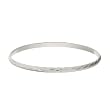Sterling Silver 4mm Twisted Slip-On Bangle Bracelet