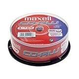 25 MAXELL CD-RW RE-RECORDABLE DISCS 1-4X 700mb 80mins SPINDLEby Maxell
