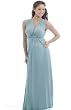 The Olian Shirred Rayon Knit Long Dress