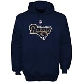 Reebok St. Louis Rams Ash Stacked Helmet Hoody Sweatshirt