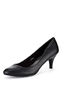  Footglove™ Freshfeet™ Leather Mid Heel Shoes with Insolia® &amp; Silver Technology