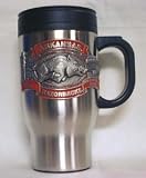 Arkansas Razorbacks NCAA Pewter Stainless Steel Travel Mug