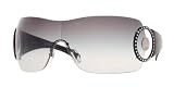 Versace - VERSACE 4116B GB1/8G BLACK GRAY GRADIENT RHINESTONE WOMENS SUNGLASSES