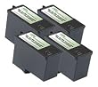 EnviroInks Compatible 4-Pack Dell Series 5 High-Capacity Black Ink Cartridge (M4640/J5566)